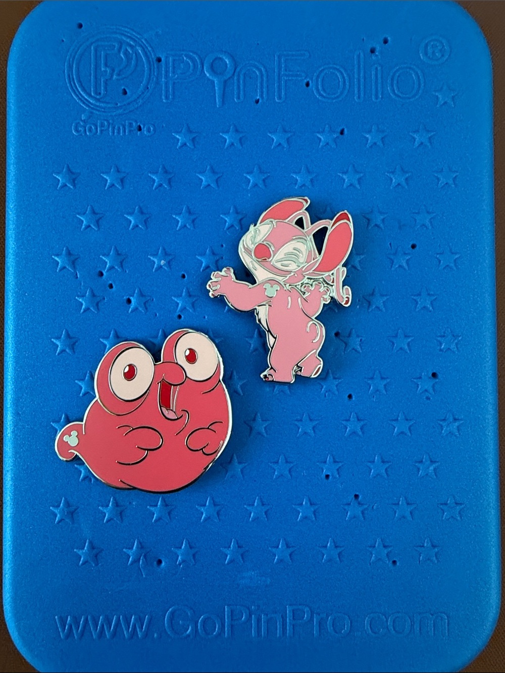 Disneyland 2025 Wave A Pink color story pins - Angel & Morph set
